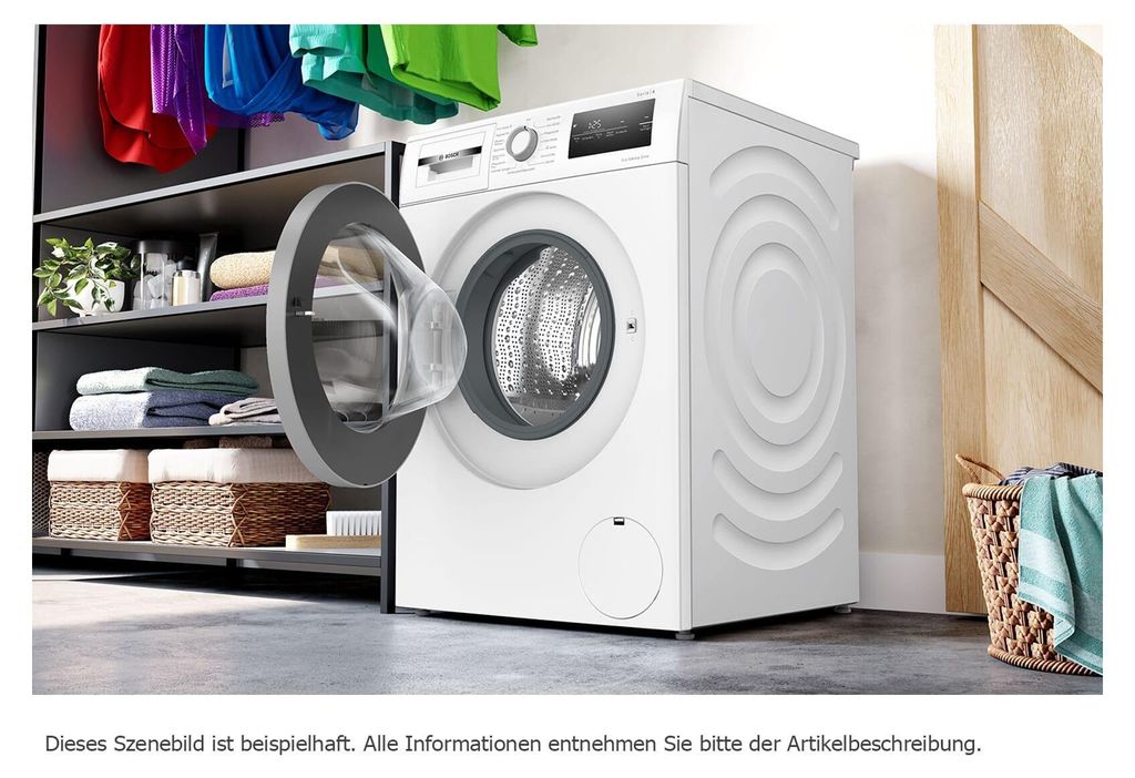Bosch Serie 4 WAN28127, Frontlader, 8 kg, B, 72 dB, 1400 RPM, A