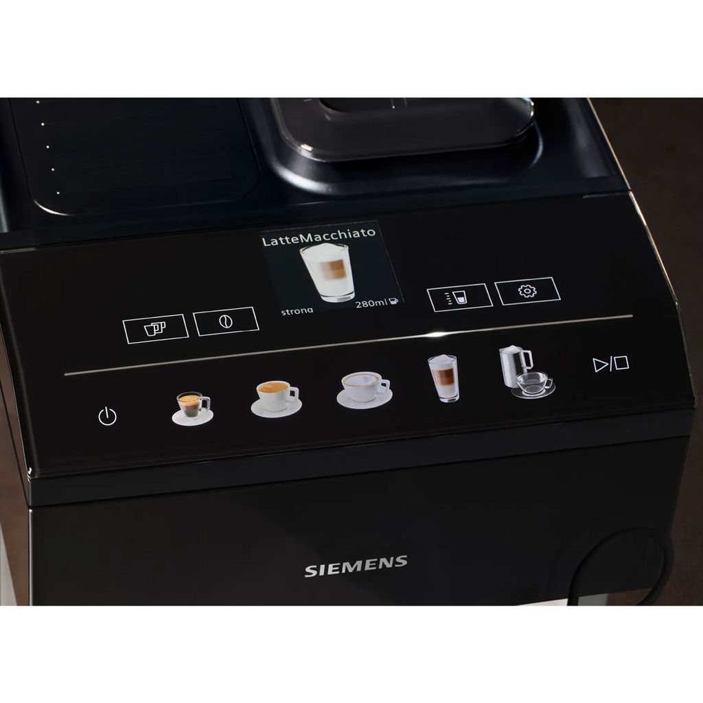 Siemens TP511D01, Espressomaschine, 1,9 l, Kaffeebohnen, Eingebautes Mahlwerk, 1500 W, Metallisch, Silber