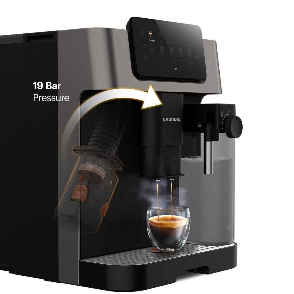 Grundig KVA 7230 Kaffevollautomat GrindPro CreamyPro Automatische Reinigung