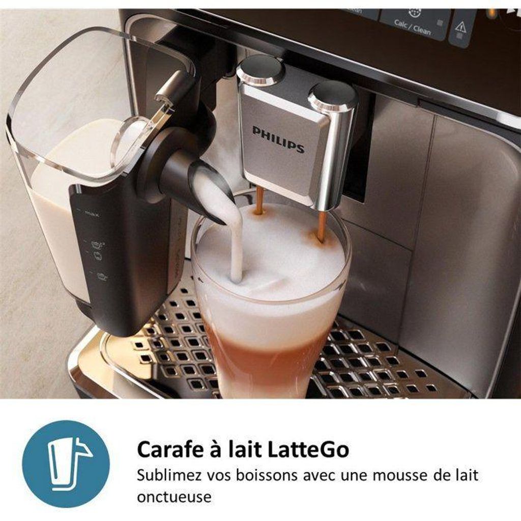 Philips Series 2300 EP2339 Kaffeevollautomat, Espressomaschine, 1,8 l, Kaffeebohnen, Eingebautes Mahlwerk, 1500 W, Grau