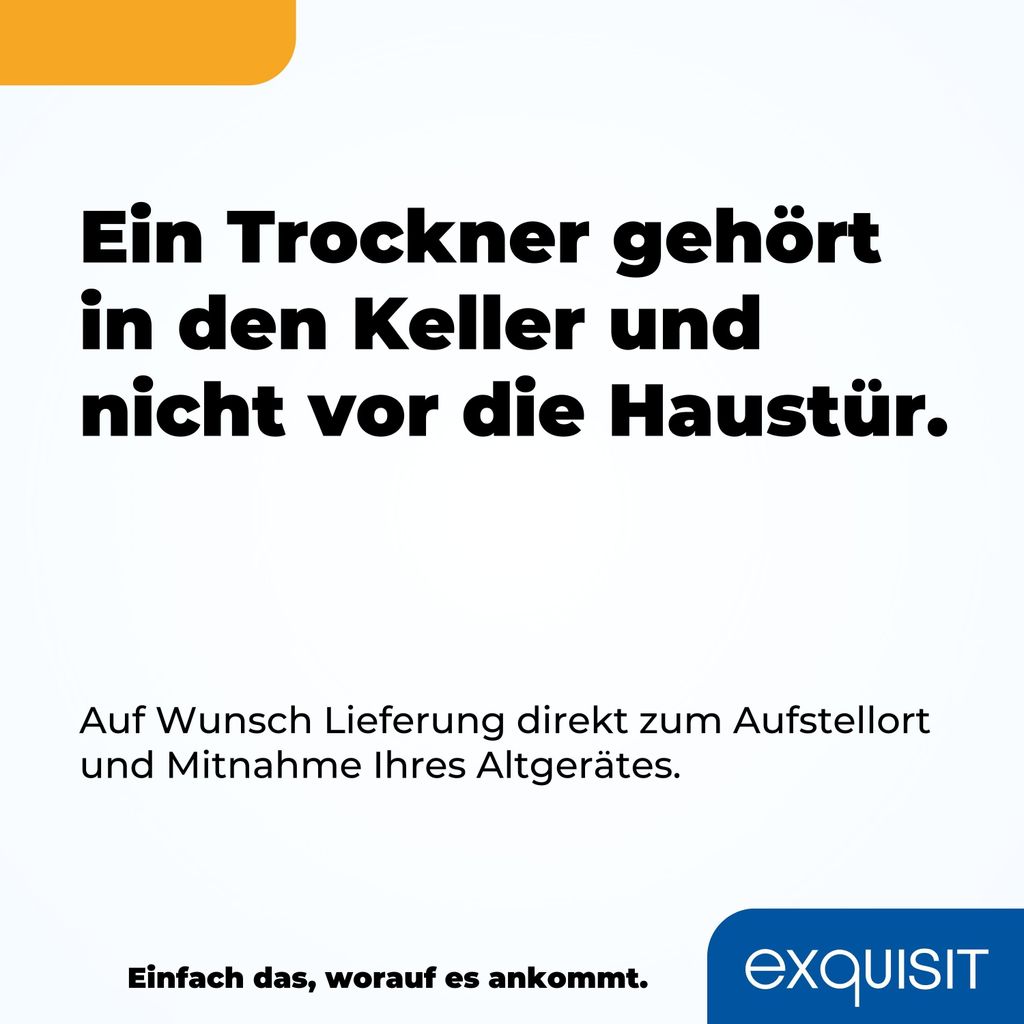 Exquisit Wärmepumpentrockner TWP5803 - 030 weiss