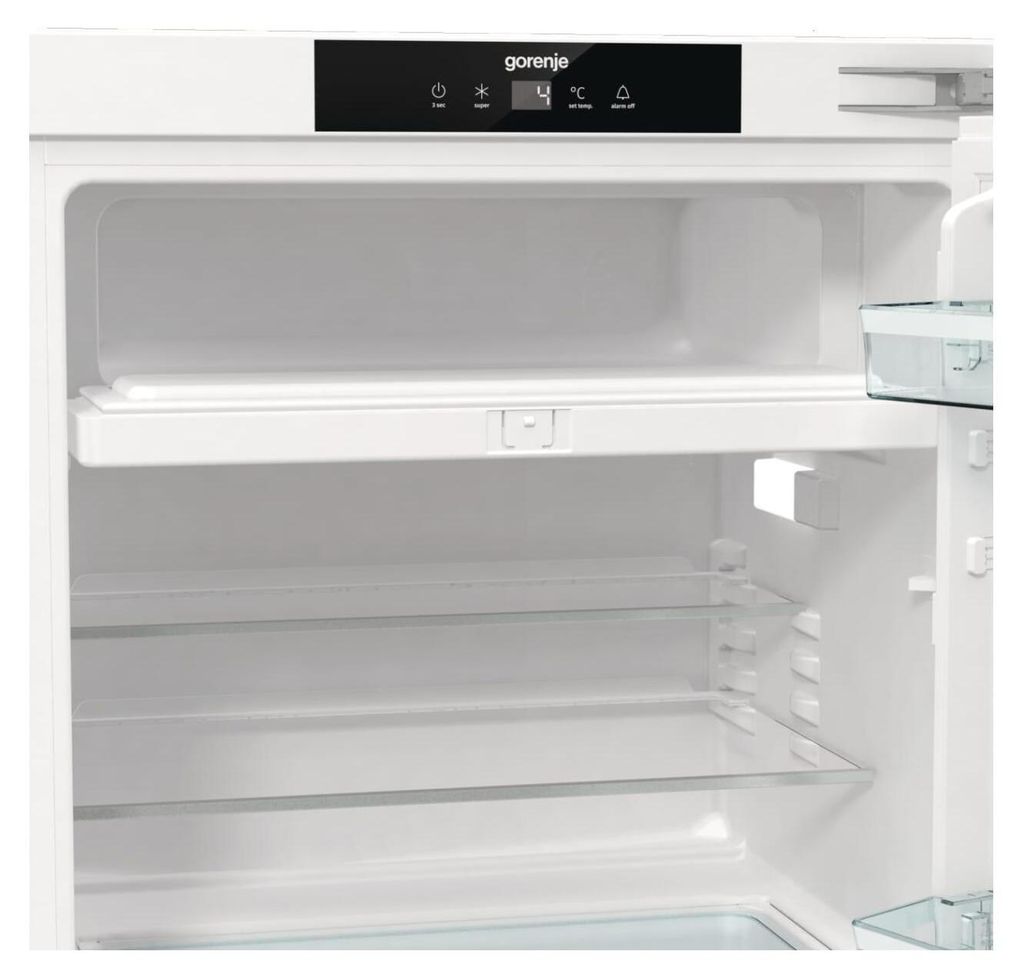 gorenje RBIU609EA1 Kühlschrank, Unterbau, 88er Nische, 121 l, Unterbau, E, 38 dB, SN - ST, 2 kg/24h