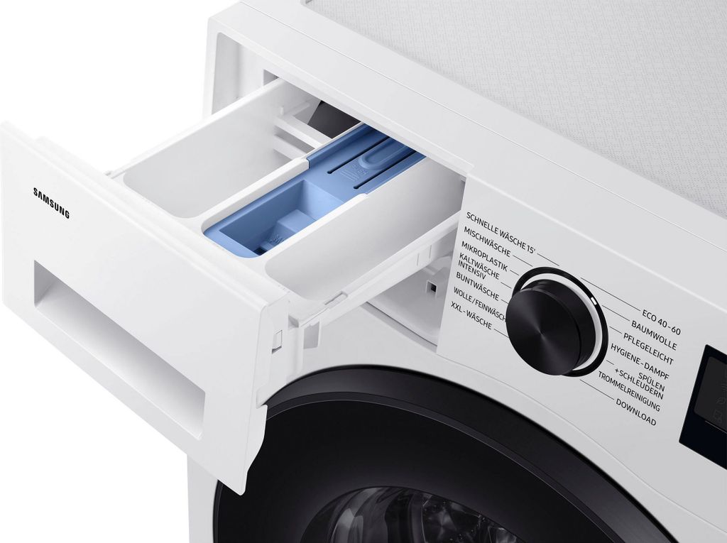 Samsung WW5000C, Waschmaschine, Ecobubble, Hygiene - Dampf, 9kg, , WW9ECGC04AAEEG, Frontlader, 9 kg, B, 72 dB, 1400 RPM, A
