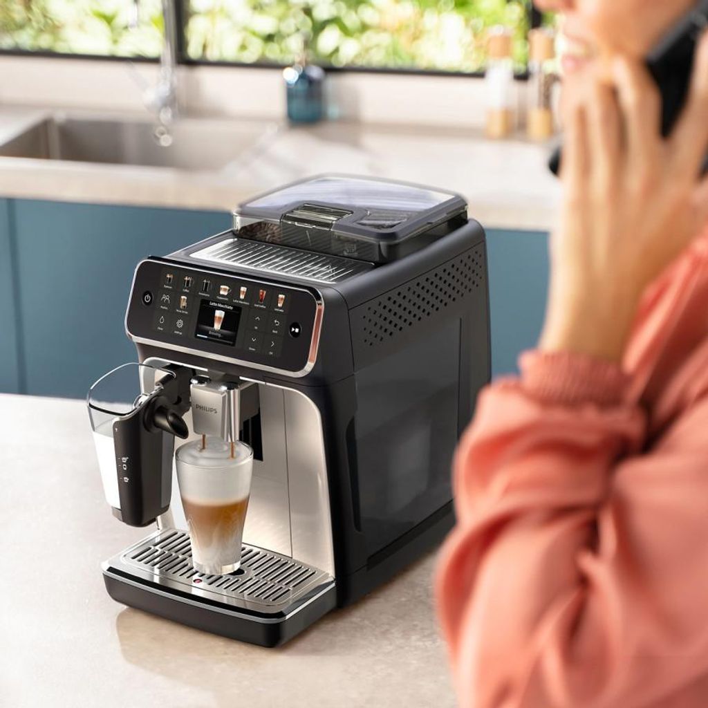 Philips 5500 series Series 5500 EP5547/90 Kaffeevollautomat, Espressomaschine, 1,8 l, Kaffeebohnen, Eingebautes Mahlwerk, 1500 W, Grau