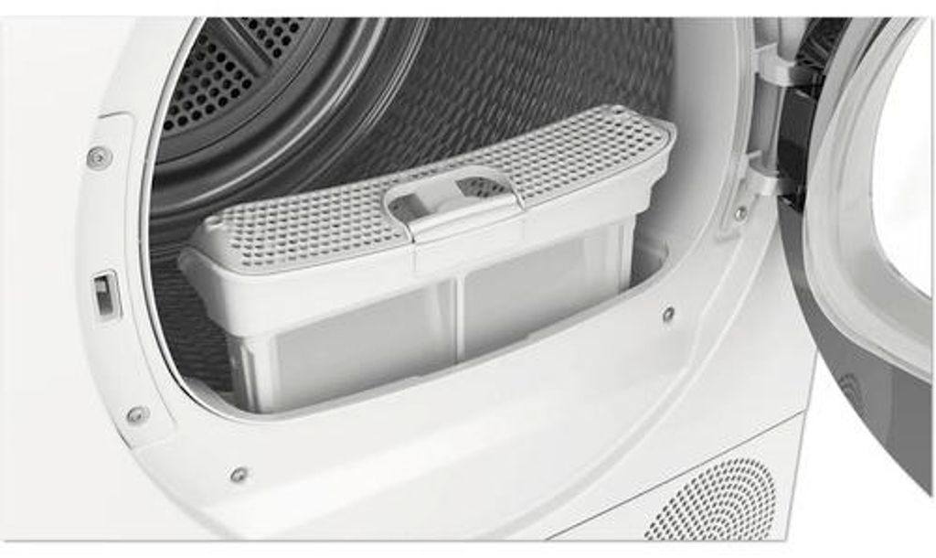 Bosch Serie 6 WQG241001, Freistehend, Frontlader, Wärmepumpe, Weiß, Drehregler, Rechts