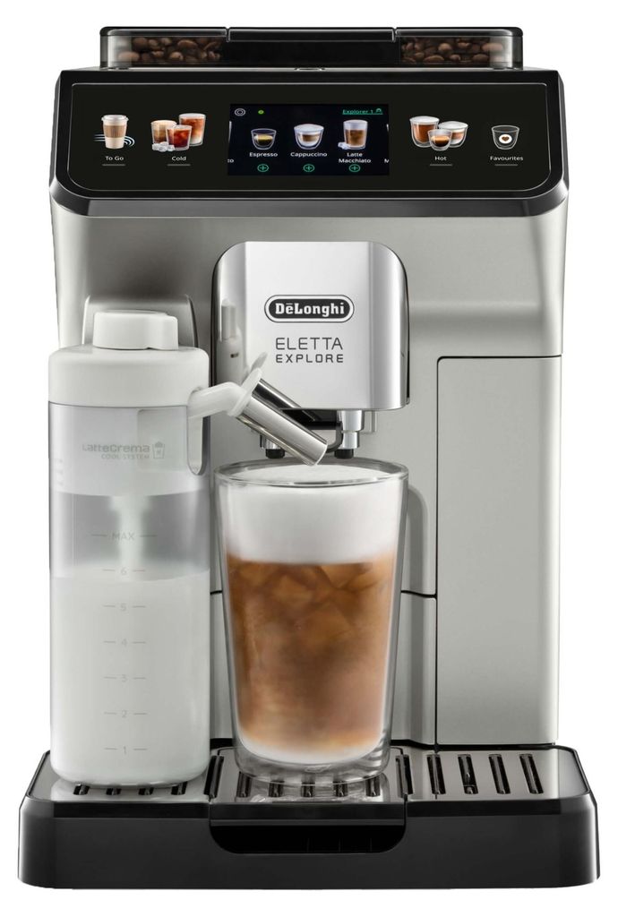 De'Longhi Eletta Explore ECAM450.55.S Kaffeevollautomat silber