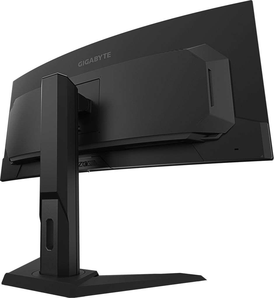 Gigabyte OLED WQHD Curved Gaming Monitor MO34WQC2 - 34 Zoll, 3440 x 1440, 240Hz, 0,03ms, KVM, 250 cd/m², FreeSync Premium Pro, DisplayHDR True Black 400, HDMI 2.1, Displayport 1.4, 86,4 cm (34"), 3440 x 1440 Pixel, Wide Quad HD, OLED, 0,03 ms, Schwarz