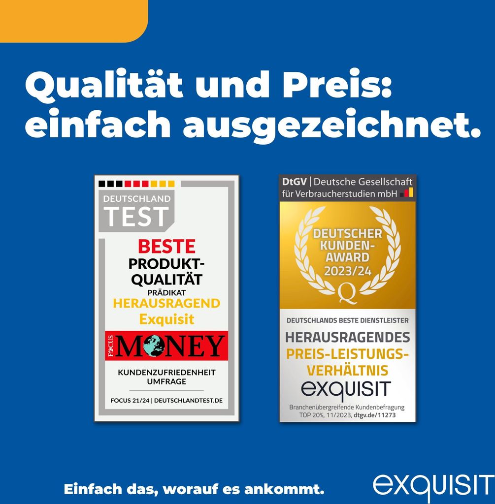 Exquisit Vollraumkühlschrank KS350 - V - H - 040D inoxlook