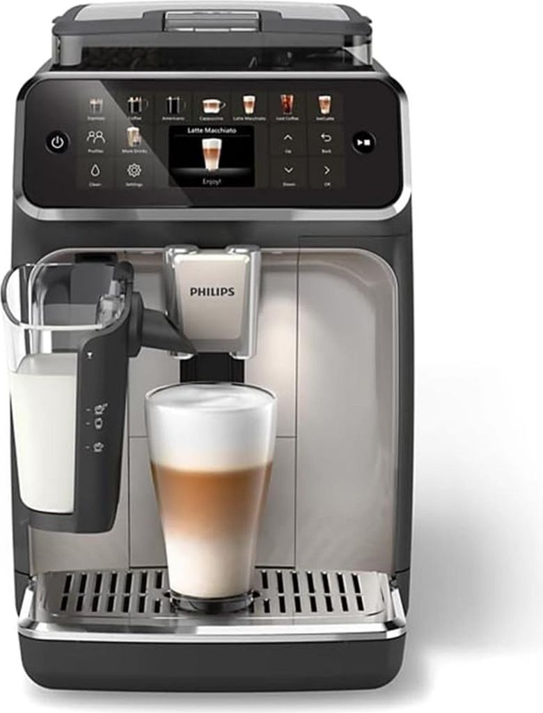 Philips 5500 series Series 5500 EP5547/90 Kaffeevollautomat, Espressomaschine, 1,8 l, Kaffeebohnen, Eingebautes Mahlwerk, 1500 W, Grau