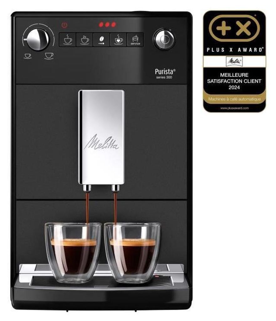 Melitta F23/0 - 102 Kaffeevollautomat Double Cup Mode Flüsterleises Mahlwerk