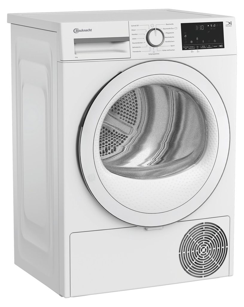 Bauknecht BT 84D WWS Wärmepumpentrockner Startzeitvorwahl Dynamic Intelligence