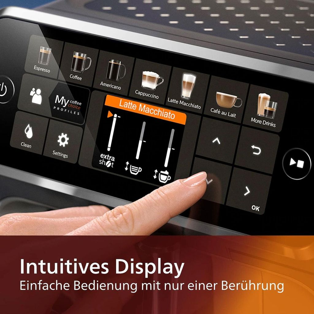 Philips 5000 series Series 5500 EP5541/50 Kaffeevollautomat, Espressomaschine, 1,8 l, Kaffeebohnen, Eingebautes Mahlwerk, 1500 W