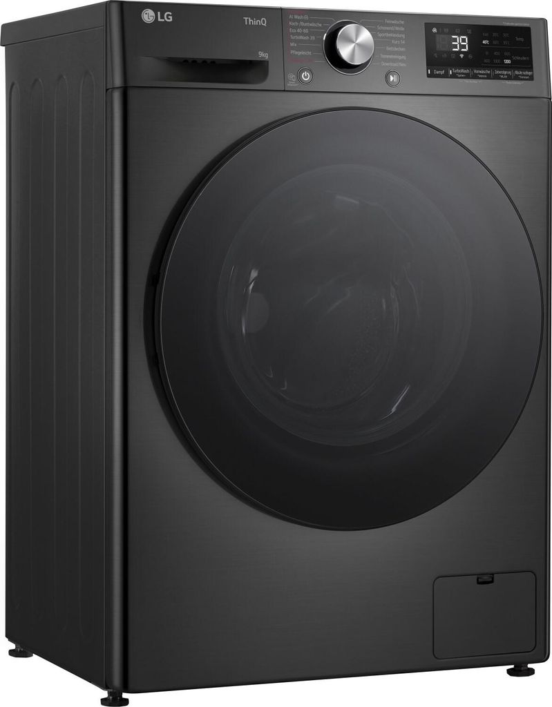 LG F2V7SLIM9B, Frontlader, 9 kg, B, 71 dB, 1200 RPM, A