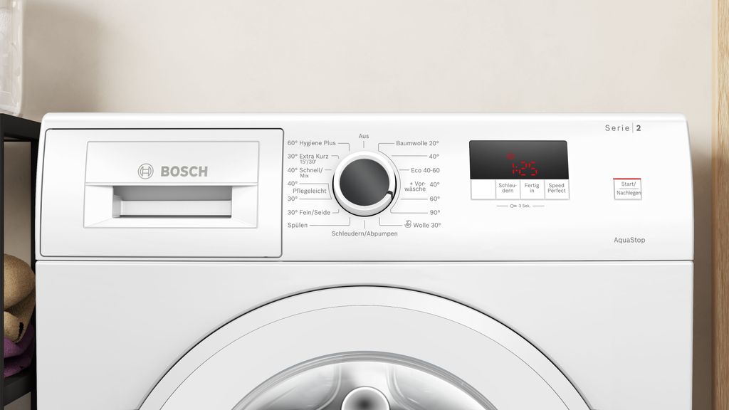 Bosch WGE02471 Waschmaschine 7kg Active Water Plus Nachlegefunktion Aquastop
