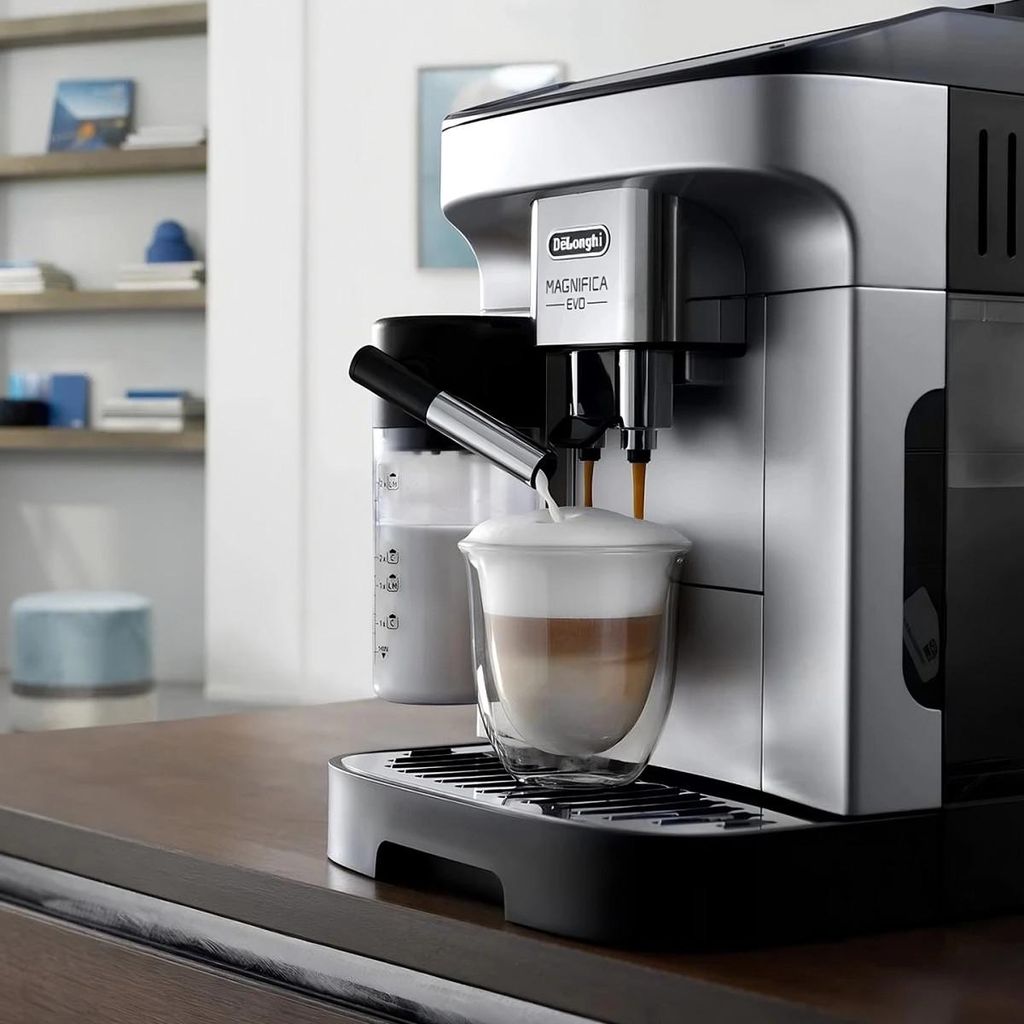 De'Longhi Magnifica Evo ECAM290.61.SB Kaffeevollautomat silber - schwarz