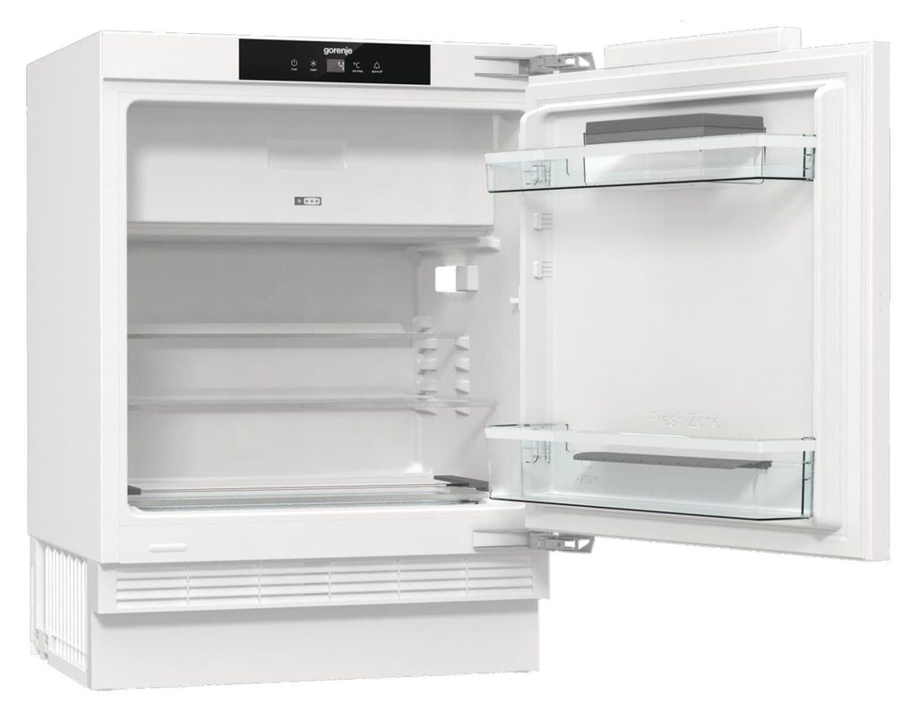 gorenje RBIU609EA1 Kühlschrank, Unterbau, 88er Nische, 121 l, Unterbau, E, 38 dB, SN - ST, 2 kg/24h