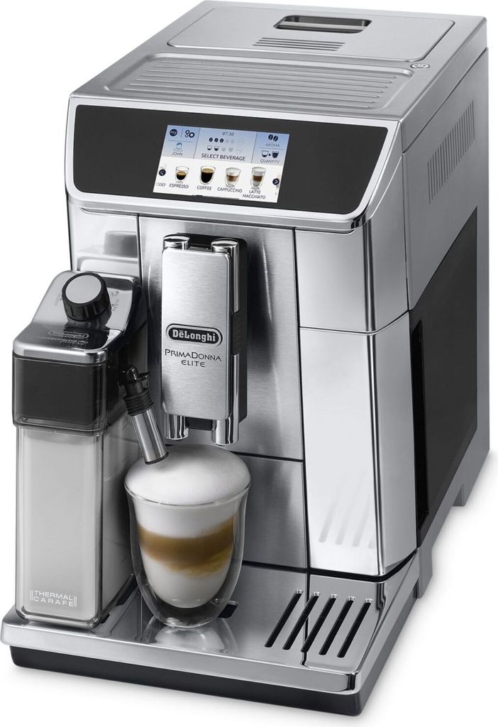 De'Longhi De’Longhi ECAM 656.75.MS, Espressomaschine, 2 l, Kaffeebohnen, Gemahlener Kaffee, Eingebautes Mahlwerk, Edelstahl