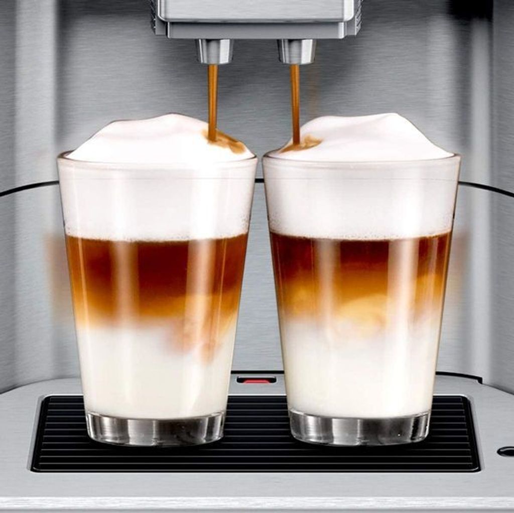 Siemens EQ.6 plus s700 - Espressomaschine - 1,7 l - Kaffeebohnen - Gemahlener Kaffee - Eingebautes Mahlwerk - 1500 W - Schwarz - Grau