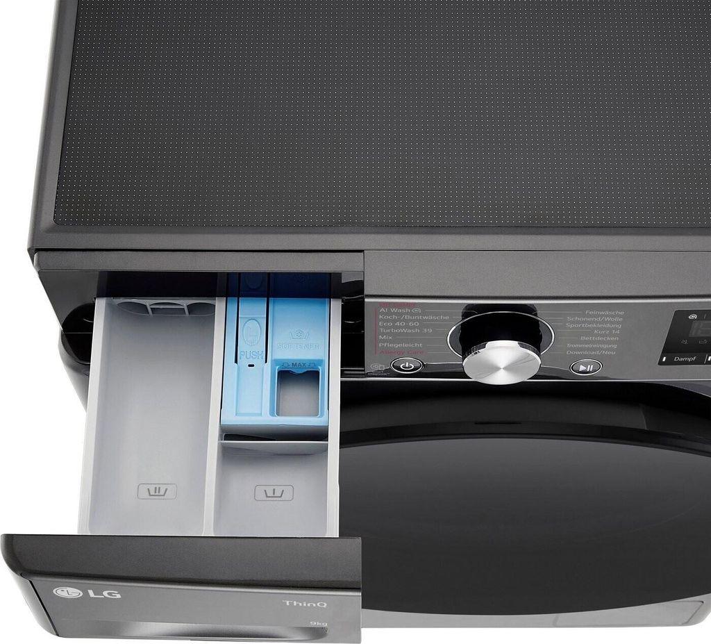 LG F2V7SLIM9B, Frontlader, 9 kg, B, 71 dB, 1200 RPM, A