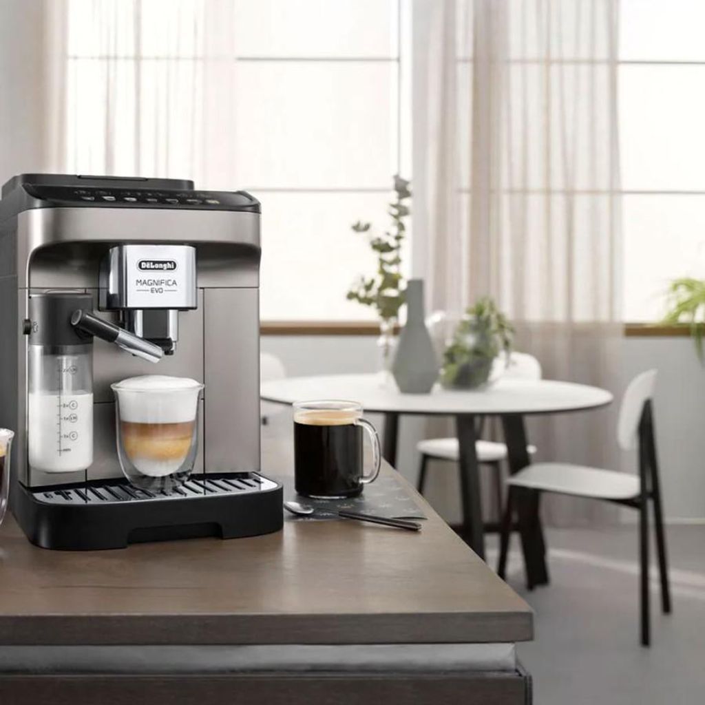 De'Longhi DeLonghi ECAM 290.81.TB Magnifica Evo Milk, Kaffee - Vollautomat, titanium/schwarz
