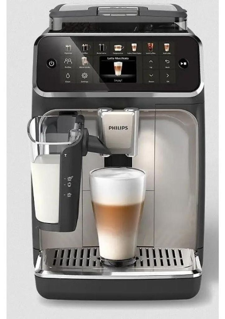 Philips 5500 series Series 5500 EP5547/90 Kaffeevollautomat, Espressomaschine, 1,8 l, Kaffeebohnen, Eingebautes Mahlwerk, 1500 W, Grau