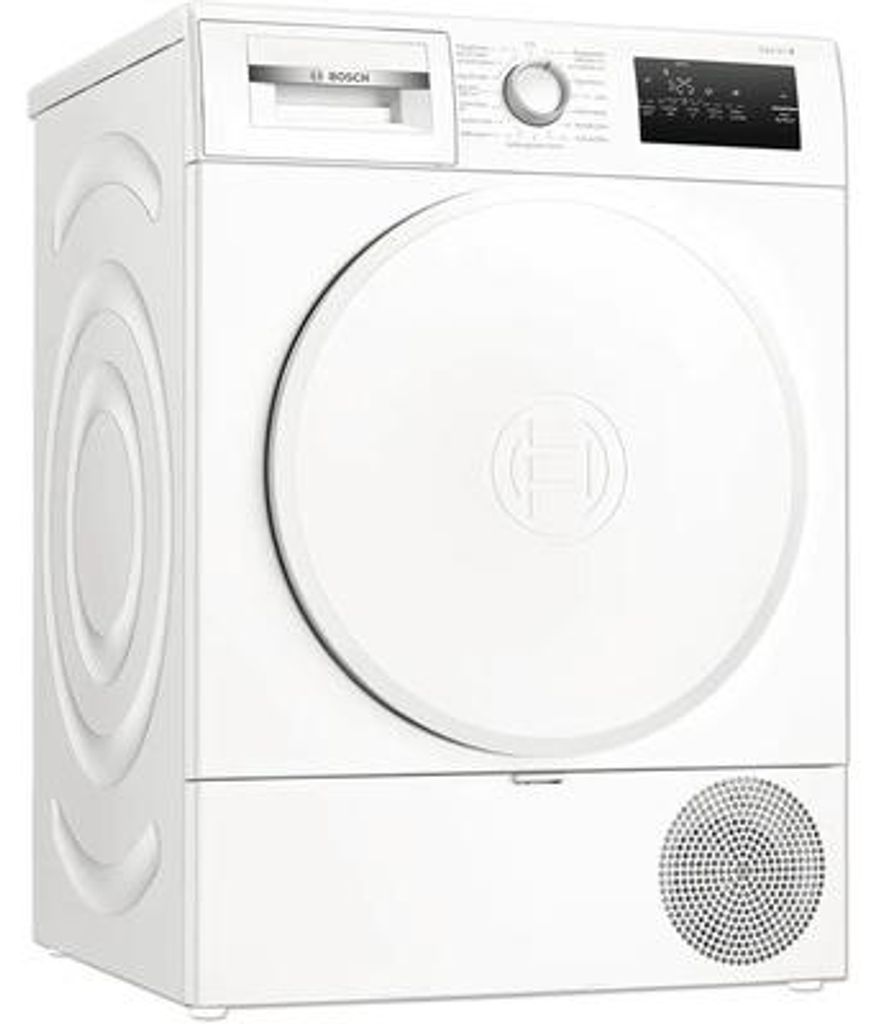 Bosch Serie 4 WTH83V04, Freistehend, Frontlader, Kondensation, Weiß, Drehregler, Rechts
