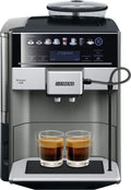 Siemens EQ6 Plus S500, Espressomaschine, 1,7 l, Kaffeebohnen, Gemahlener Kaffee, Eingebautes Mahlwerk, 1500 W, Schwarz, Silber