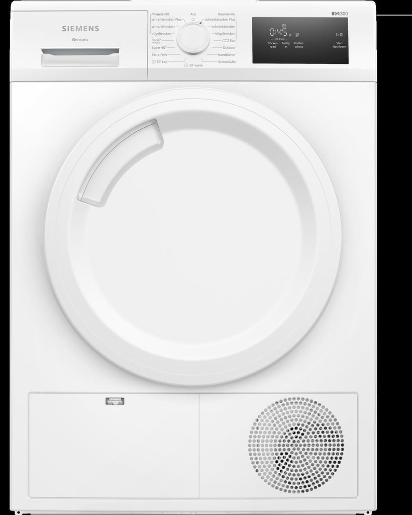 Siemens WT43H003 Wärmepumpentrockner 7kg MultiTouch LED - Display AutoDry