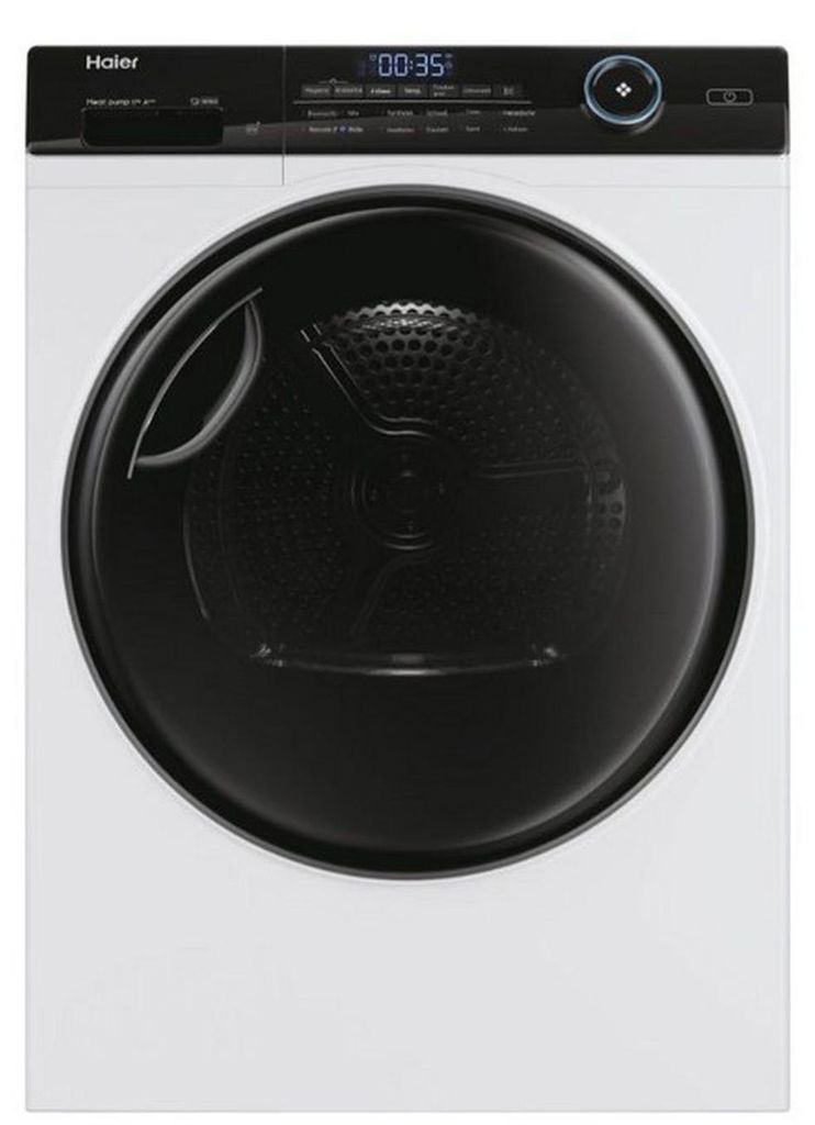 Haier I - Pro Series 5 HD80 - A3959, Freistehend, Frontlader, Wärmepumpe, Weiß, Drehregler, Rechts