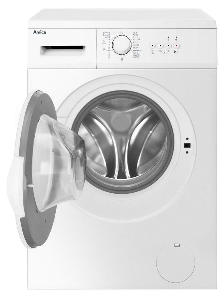 Amica 1194298, Frontlader, 6 kg, C, 79 dB, 1000 RPM, D