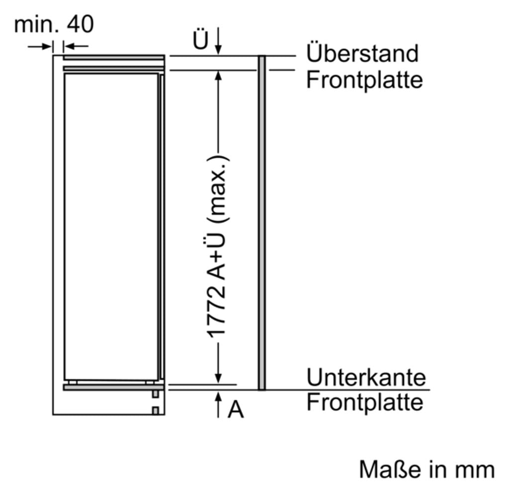 Siemens iQ100 KI81RNSE0, 310 l, SN - ST, 35 dB, E, Weiß