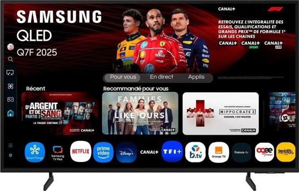 Samsung QLED TV, 50 Zoll (127 cm), 4K UHD, HDR10+, Smart TV, Gaming Hub, WiFi
