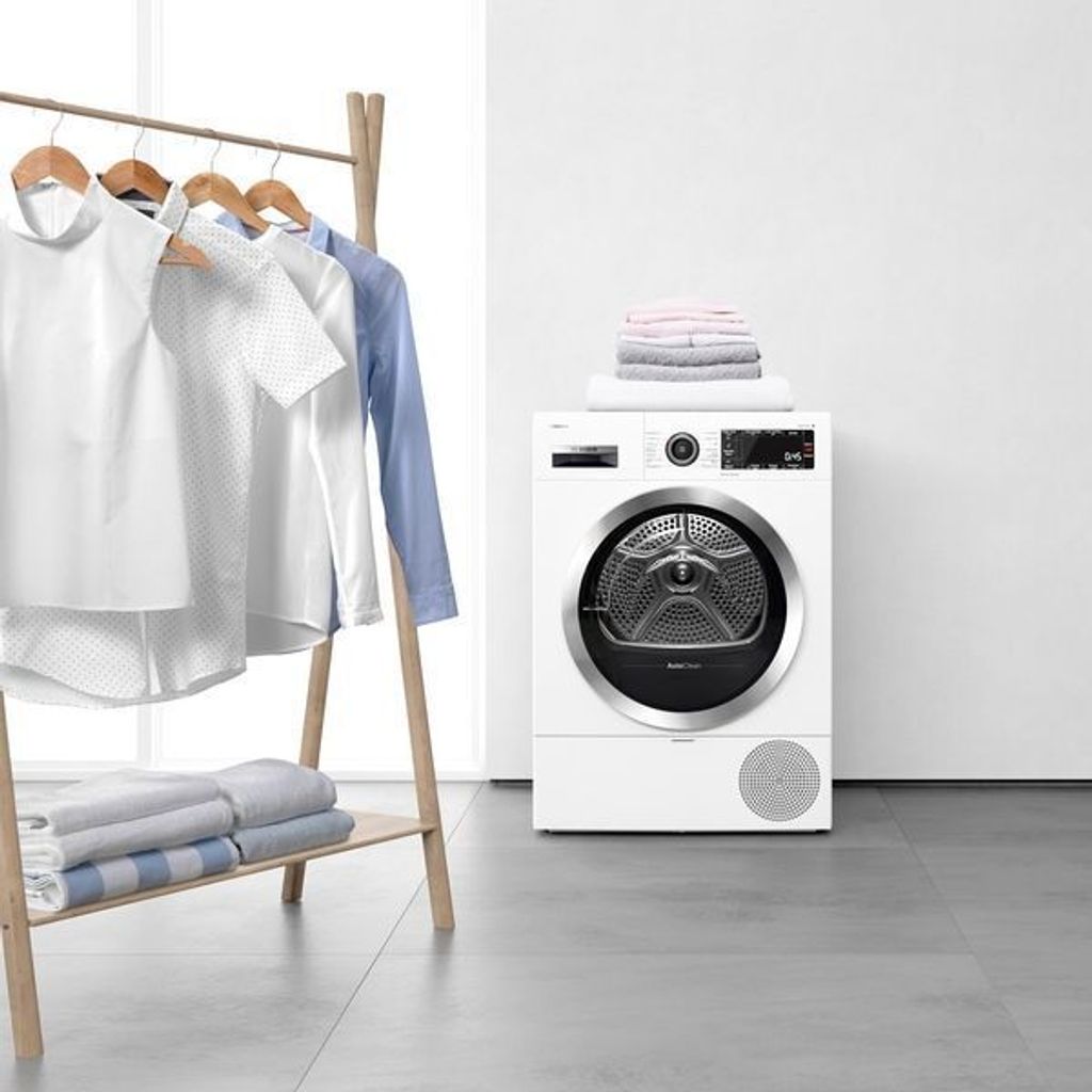 Bosch Serie 8 WQB245B40 Wäschetrockner Freistehend Frontlader 9 kg Weiß