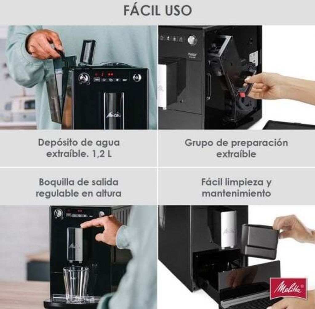 Melitta Kaffeevollautomat CAFFEO Solo pureblack
