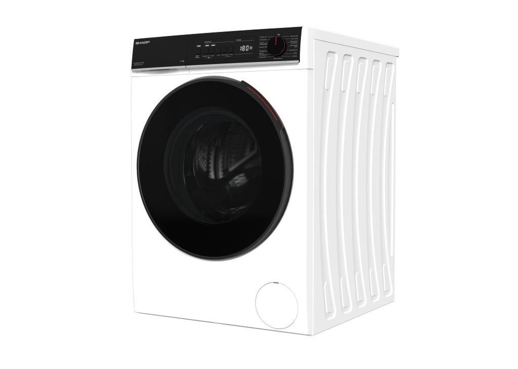 Sharp ES - WNFB214CWDA - DE Waschmaschine (12 kg, EEK A - 20%, 1400 U/min.), (WiFi, Inverter Motor, Dampf, AquaStop), Weiß