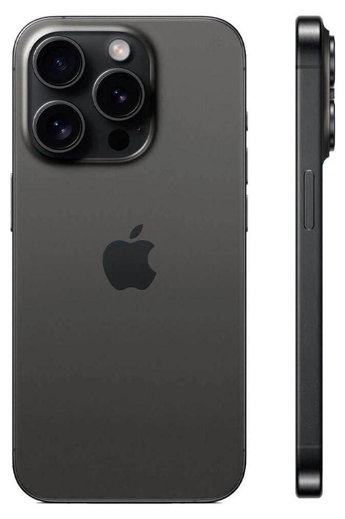 Apple iPhone 15 Pro , 15,5 cm (6.1"), 2556 x 1179 Pixel, 128 GB, 48 MP, iOS 17, Titan, Schwarz