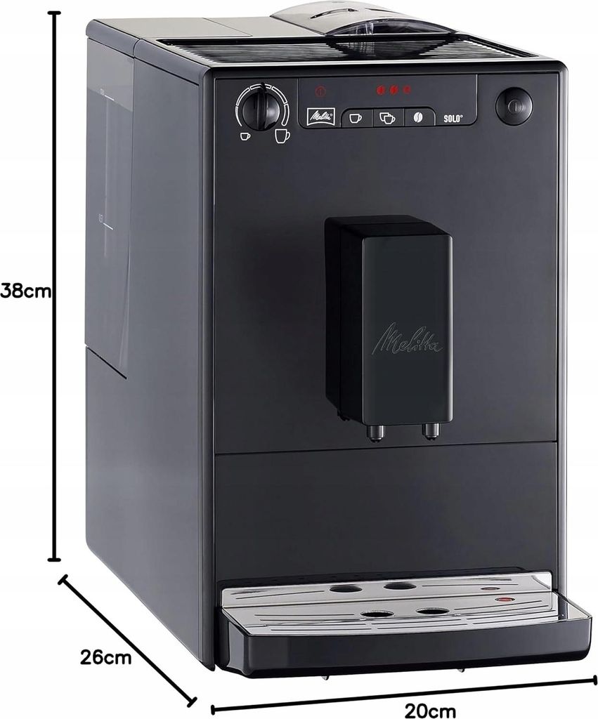 Melitta Kaffeevollautomat CAFFEO Solo pureblack