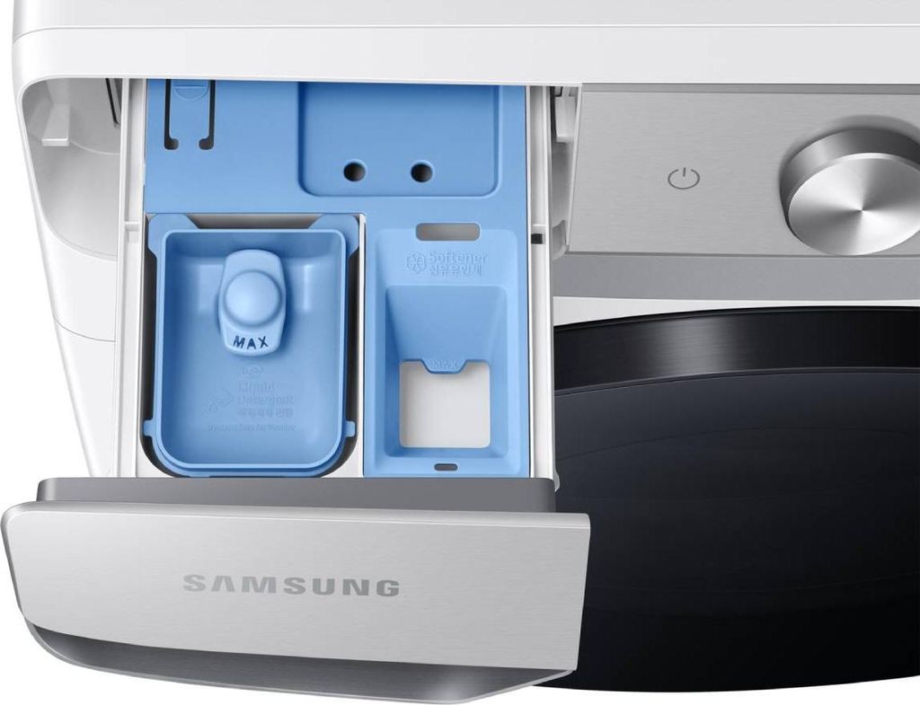 Samsung WF20DG8650BW, Frontlader, 20 kg, B, 76 dB, 1000 RPM, A