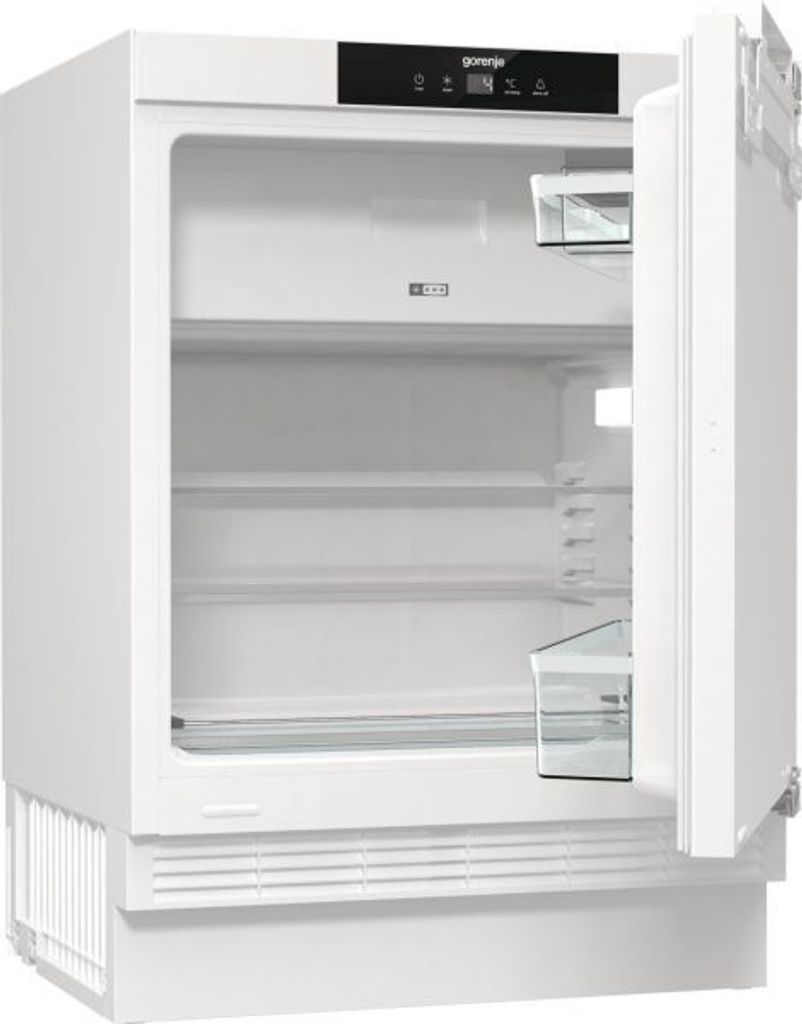 gorenje RBIU609EA1 Kühlschrank, Unterbau, 88er Nische, 121 l, Unterbau, E, 38 dB, SN - ST, 2 kg/24h