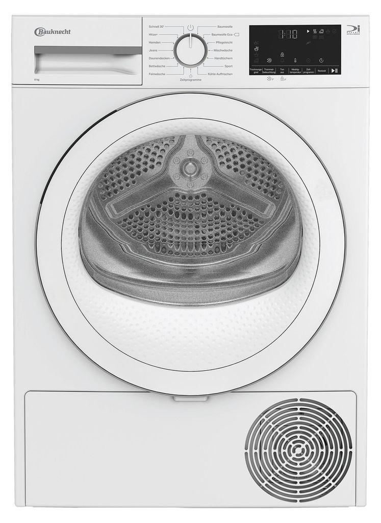 Bauknecht BT 84D WWS Wärmepumpentrockner Startzeitvorwahl Dynamic Intelligence