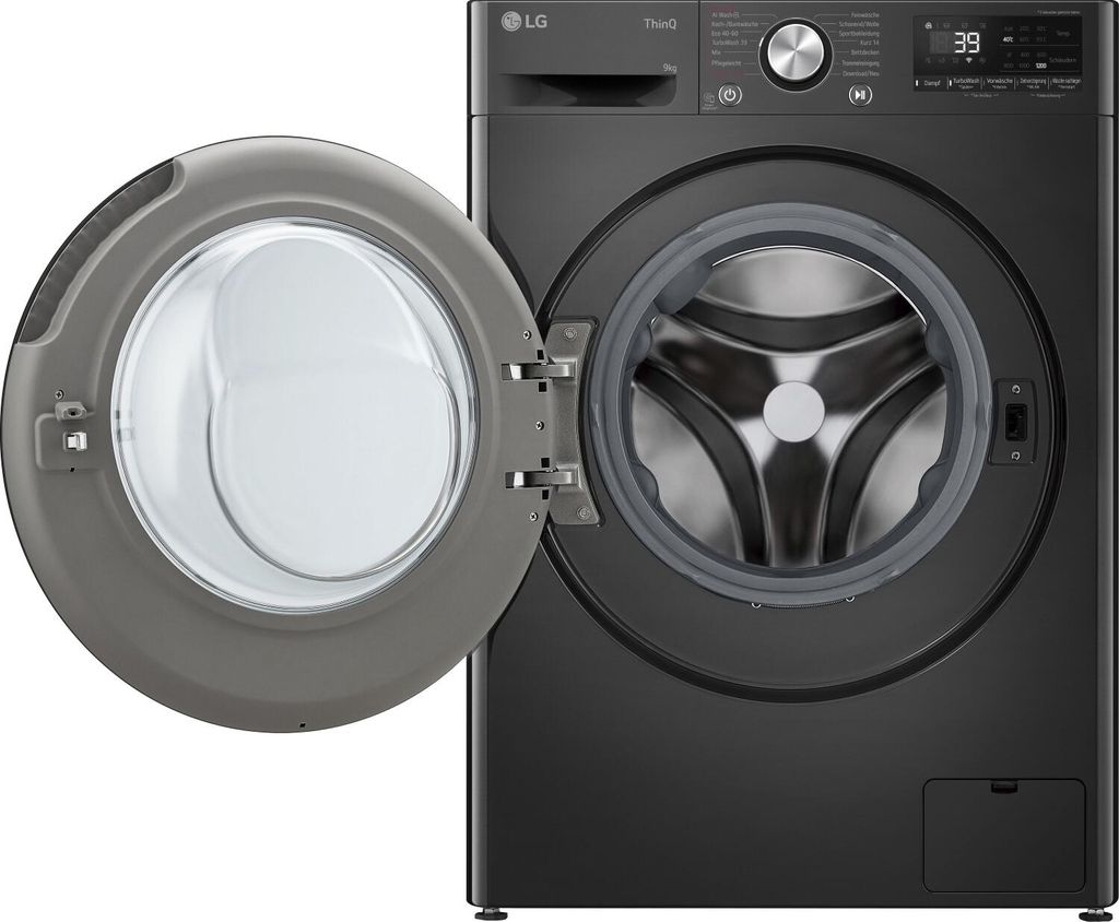 LG F2V7SLIM9B, Frontlader, 9 kg, B, 71 dB, 1200 RPM, A