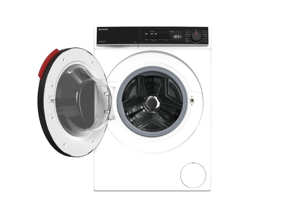 Sharp ES - WNFB214CWDA - DE Waschmaschine (12 kg, EEK A - 20%, 1400 U/min.), (WiFi, Inverter Motor, Dampf, AquaStop), Weiß