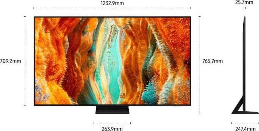 Samsung Neo QLED 4K UHD Fernseher, 55 Zoll (140 cm), 55QN70F, 144Hz, HDR10+, Smart TV, Gaming Hub