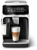 Philips Kaffeevollautomat Serie 3200, 5 Kaffeeeinstellungen, LatteGo - Milchsystem, Touch - Display, weiß (EP3343/50)