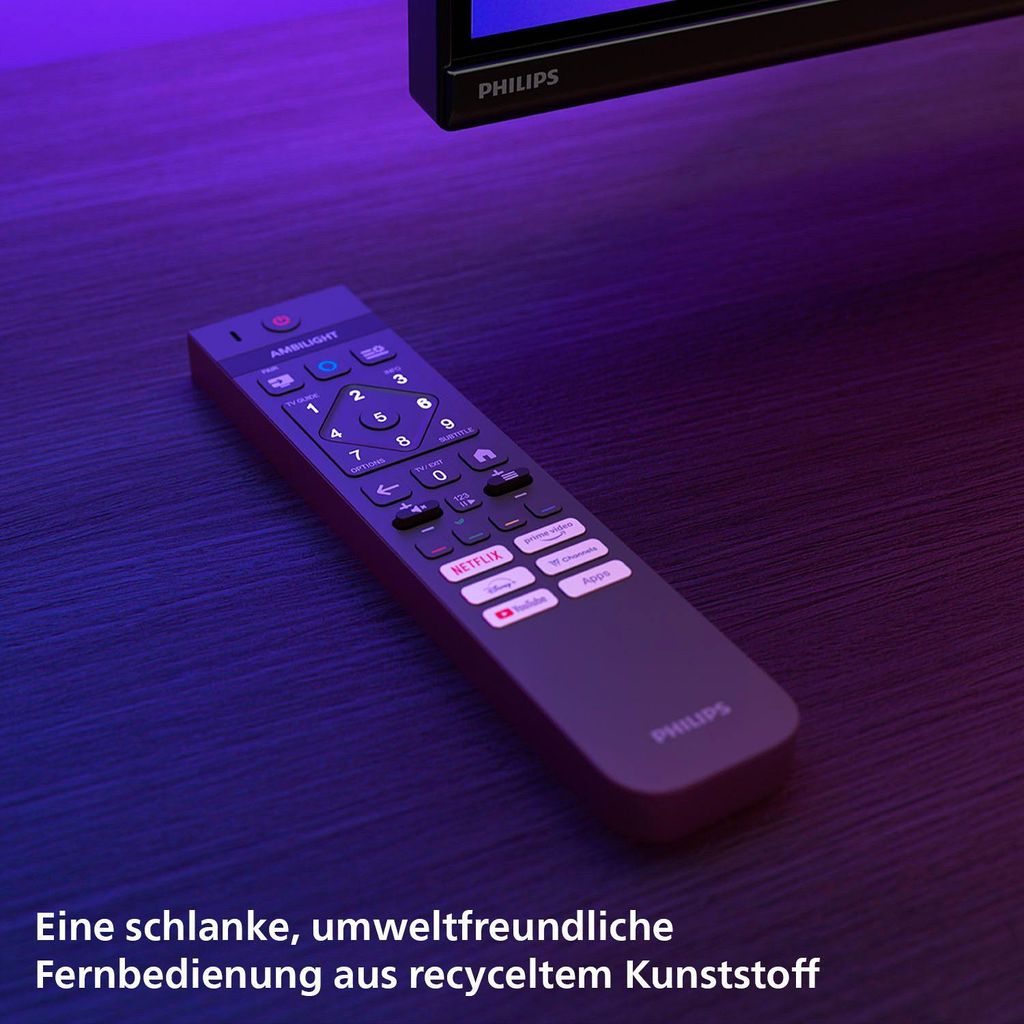 Philips 55OLED76012, 139,7 cm (55"), 3840 x 2160 Pixel, OLED, Smart - TV, WLAN, Schwarz