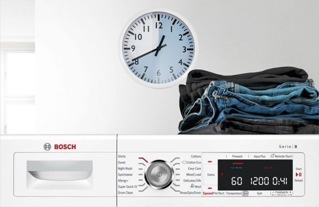 Bosch Serie 4 WAN28127, Frontlader, 8 kg, B, 72 dB, 1400 RPM, A