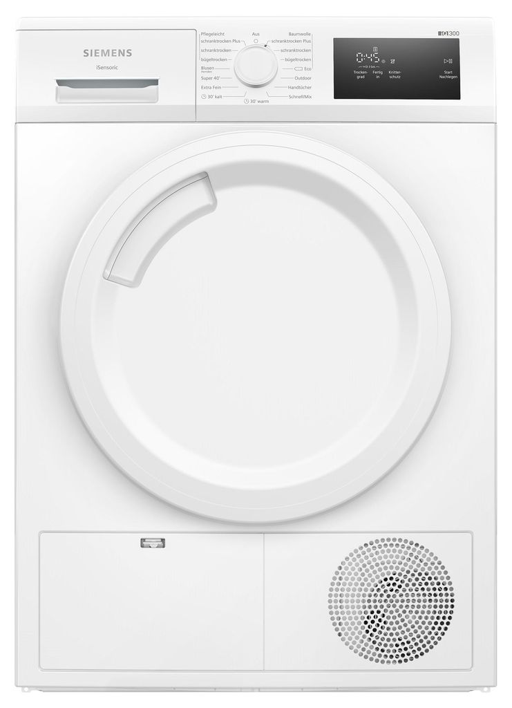 Siemens WT43H003 Wärmepumpentrockner 7kg MultiTouch LED - Display AutoDry