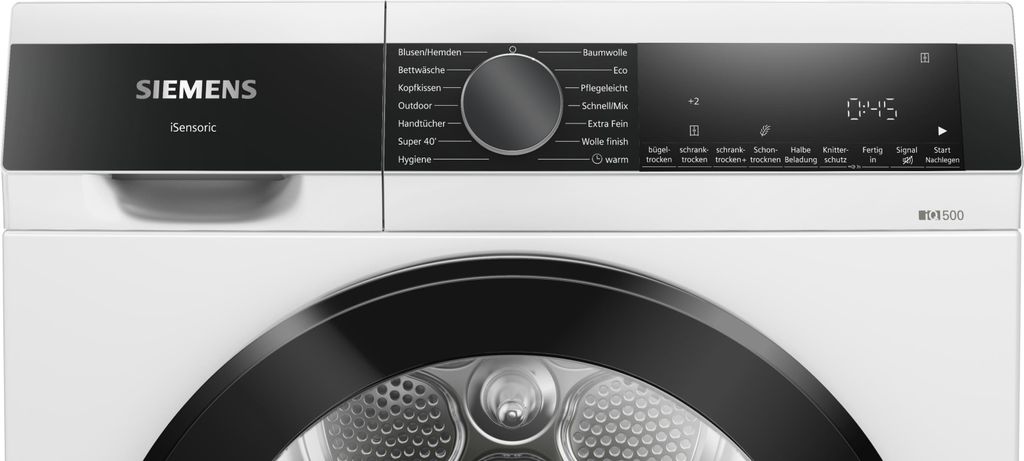 Siemens WQ33G2D41 Wärmepumpentrockner LED - Display Auto Dry speedPack
