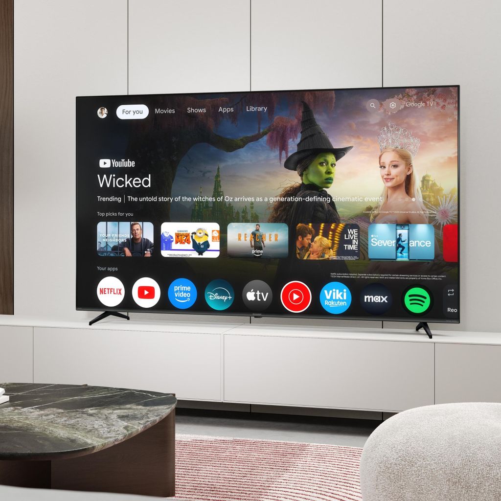 Sharp 70HP5765E, QLED - Fernseher, (UltraHD/4K, Google TV) - SHARP 70HP5765E
