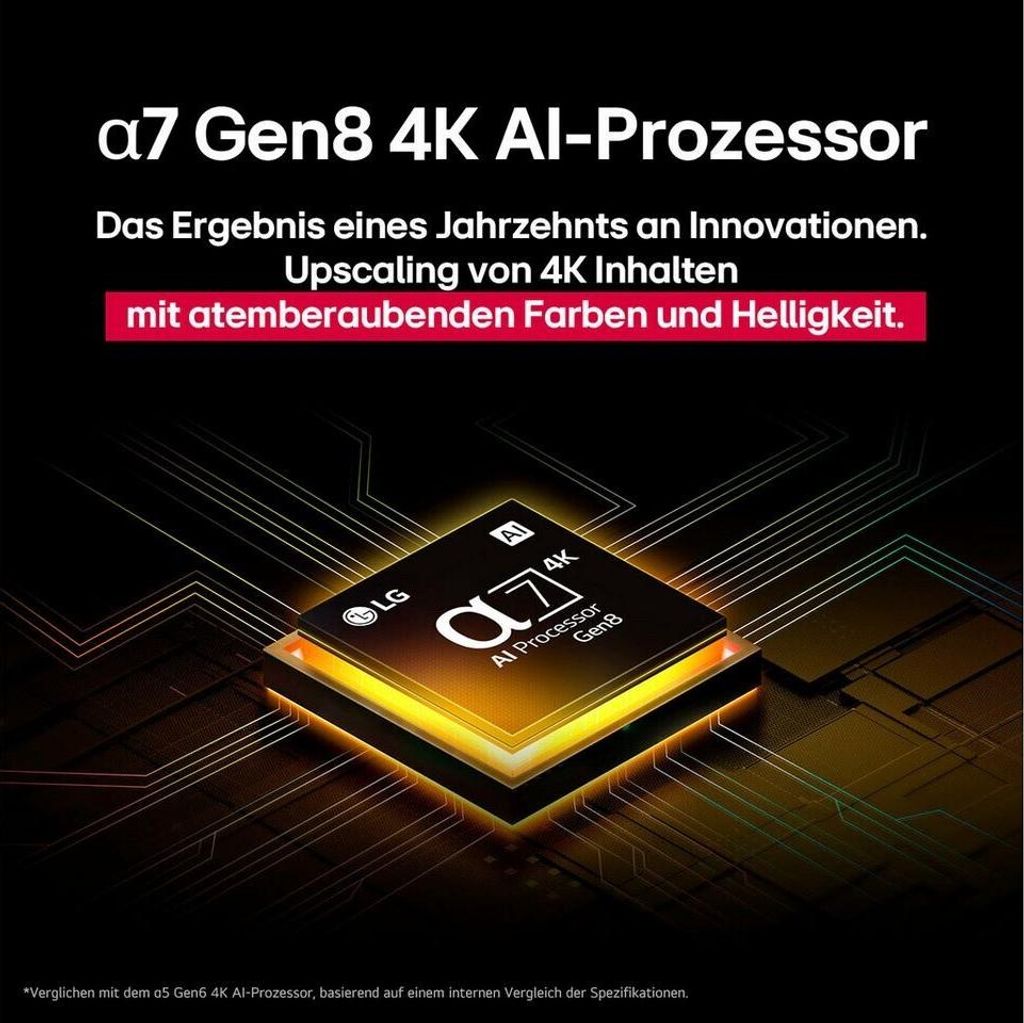 LG UHD AI 55UA75006LA, 139,7 cm (55"), 3840 x 2160 Pixel, LED, Smart - TV, WLAN, Schwarz